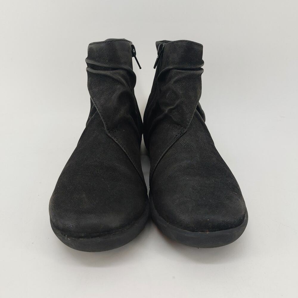 Clarks Cloudsteppers Booties Sillian Tana Black Side Zip Size 5.5 - Picture 5 of 7